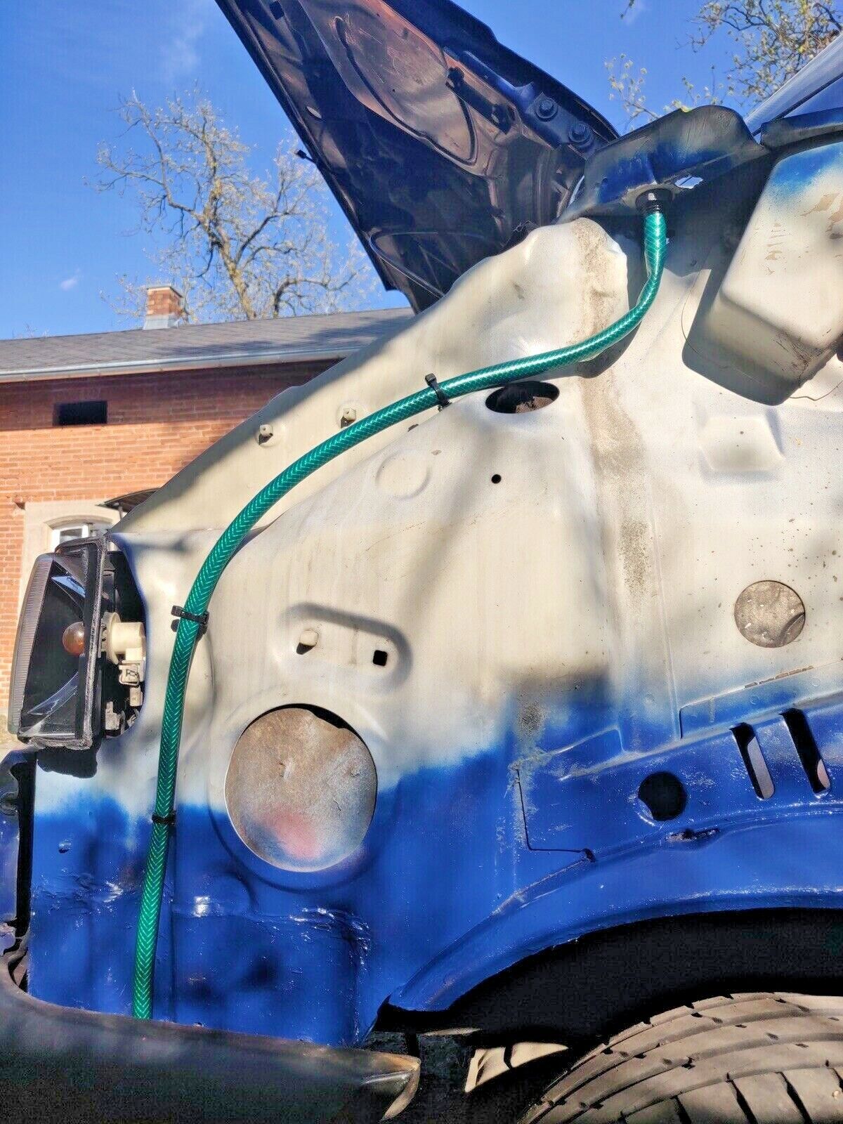 Wasserablauf Set für VW T4 Laubschutzgitter Sieb Filter Kotflügel Rostschutz