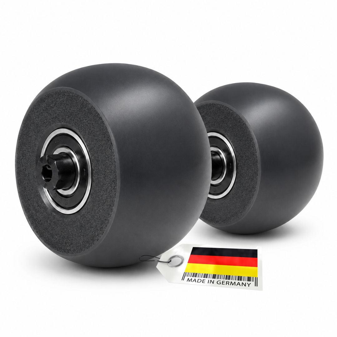 2x Vorderrad mit Kugellager für Bosch Indego Mähroboter