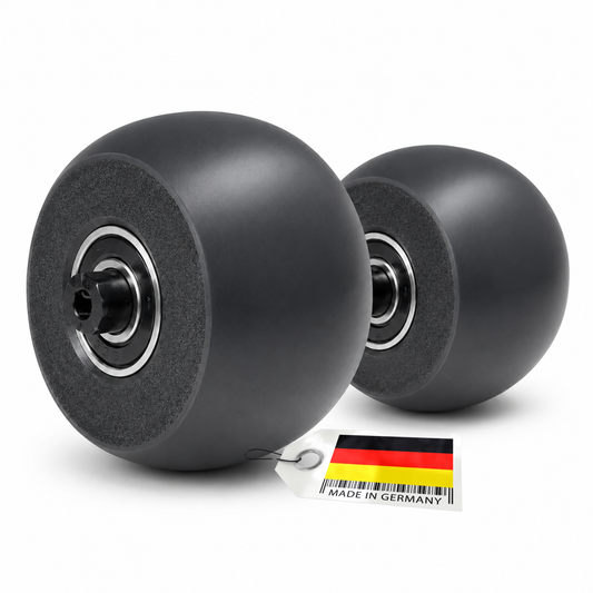 2x Vorderrad kompatibel mit Bosch Indego 300 350 400 500 700 mit Kugellager