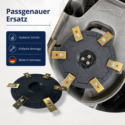 Messerscheibe mit 6 + 6 Klingen passend für Gardena R38Li R40Li R45Li R50Li R70Li R80Li