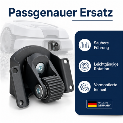 Drehbares Hinterrad passend für Husqvarna Gardena Flymo MCCulloch Rasenmäher Roboter (mehr Grip)