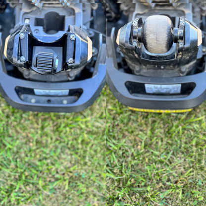 Drehbares Hinterrad passend für Husqvarna Gardena Flymo MCCulloch Rasenmäher Roboter (mehr Grip)