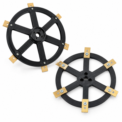 2x 6-fach Messerscheibe passend für Mammotion Luba 1 & 2 Messerteller mit Messer