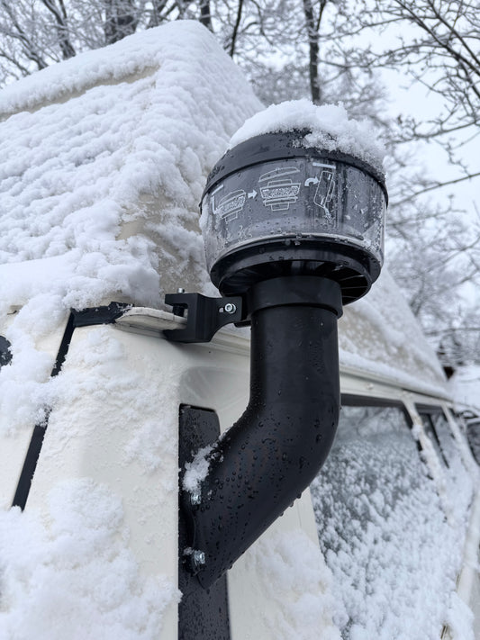 Schnorchel – robust, bohrfrei Zyklonfilter System passend für VW T3 Syncro 2WD