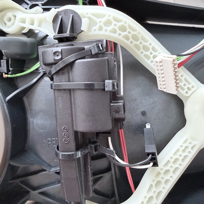 2 × Zahnrad + Fett passend für Vorwerk Thermomix TM5 / TM6 Verriegelungs-Antrieb - Robustes ASA Ritzel für Fehler C153/C148/C142